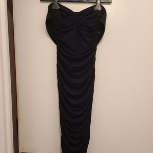 90s Vintage Norma Kamali Black Dress
